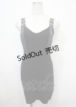 画像1: PUNK RAVE / Wool Sling Dress XS-S 黒 Y-25-04-11-109-PU-OP-SZ-ZY