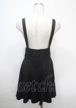 画像2: KILL STAR / SUSPEND ME STATEMENT SKIRT S ブラック Y-25-04-11-110-PU-SK-SZ-ZY