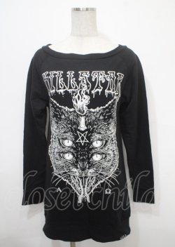 画像1: KILL STAR / Juju sweatshirt  XS 黒 Y-25-04-11-112-PU-TO-SZ-ZY
