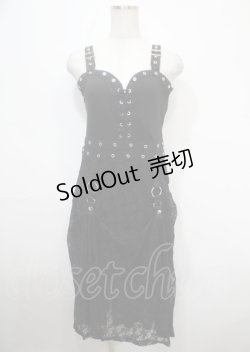 画像1: Poizen Industries / Soulless Dress S ブラック Y-25-04-11-116-PU-CO-SZ-ZY