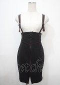 KILL STAR / Adversary skirt XS ブラック×レッド Y-25-04-11-118-PU-SK-SZ-ZY
