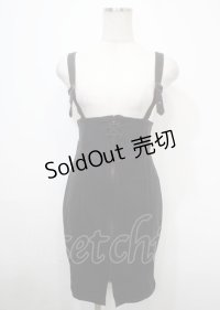 KILL STAR / Adversary skirt XS ブラック×レッド Y-25-04-11-118-PU-SK-SZ-ZY