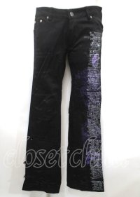 h.ANARCHY / 龍ptチャイナボタンパンツ  黒 Y-25-04-11-124-HN-PA-SZ-ZY