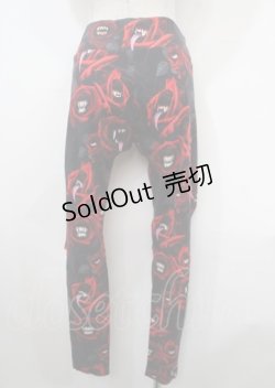 画像2: KILL STAR / Parallel leggings S 黒 Y-25-04-11-127-PU-PA-SZ-ZY
