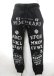 画像1: BLACK CRAFT / Ouija Sweatpants  黒 Y-25-04-11-128-PU-PA-SZ-ZY (1)