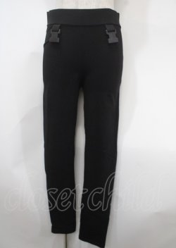 画像1: DISTURBIA / レギンスパンツ  黒 Y-25-04-11-130-PU-PA-SZ-ZY