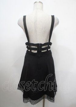画像2: KILLSTAR / Occultation Cage skirt  S ブラック Y-25-04-11-136-PU-SK-SZ-ZY