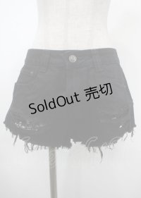 KILL STAR / Zoey Denm shorts Pants M 黒 Y-25-04-11-137-PU-PA-SZ-ZY