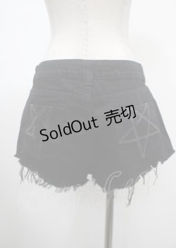 画像2: KILL STAR / Zoey Denm shorts Pants M 黒 Y-25-04-11-137-PU-PA-SZ-ZY
