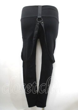 画像2: KILL STAR / WATCH ME BURN LEGGINGS XS ブラック Y-25-04-11-139-PU-PA-SZ-ZY