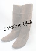 WONDERFUL WORLD / スエードブーツ LL ブラウン Y-25-04-11-058-LO-SH-SZ-ZY