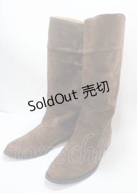WONDERFUL WORLD / スエードブーツ LL ブラウン Y-25-04-11-058-LO-SH-SZ-ZY