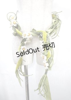 画像3: WONDERFUL WORLD / マーガレットコサージュベルト  グリーン Y-25-04-11-004-LO-ZA-SZ-ZY