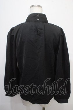 画像2: TRAVAS TOKYO / Bowtie blouse F ブラック Y-25-04-15-037-PU-BL-SZ-ZY