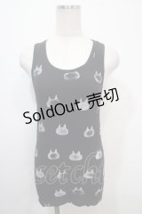 MINT NeKO / タンクトップ  黒 Y-25-04-15-038-HN-TO-AS-ZY