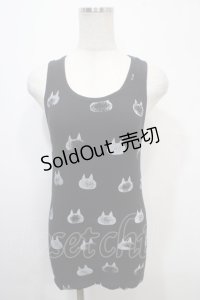 MINT NeKO / タンクトップ  黒 Y-25-04-15-038-HN-TO-AS-ZY