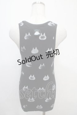 画像2: MINT NeKO / タンクトップ  黒 Y-25-04-15-038-HN-TO-AS-ZY
