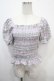画像1: Candy Stripper / VOLUME SLEEVE SHIRRINGトップス 2 ラベンダー Y-25-04-15-042-PU-TO-SZ-ZY (1)