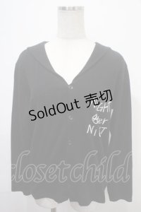 MILKBOY / NIGHT AFTER NIGHTカーディガン  ブラック Y-25-04-15-043-MB-TO-SZ-ZY