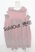 REFLEM / ショルダーZIPチェーンパーカー F レッド Y-25-04-15-046-PU-TO-SZ-ZT280
