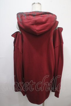 画像2: REFLEM / ショルダーZIPチェーンパーカー F レッド Y-25-04-15-046-PU-TO-SZ-ZT280