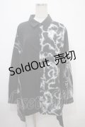 REFLEM / 切換えワイドシャツ/オーバーサイズシャツ F ブラック Y-25-04-15-047-PU-TS-SZ-ZY