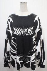 REFLEM / トライバルBIGロングTEE F ブラック Y-25-04-15-048-PU-TO-SZ-ZY
