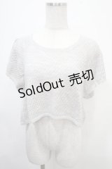 F i.n.t / 透かし編みニット F ラベンダー Y-25-04-15-060-CA-TO-SZ-ZY