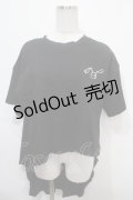 NieR Clothing / 燕尾風Tシャツ  黒 Y-25-04-15-061-PU-TO-SZ-ZY