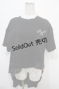NieR Clothing / 燕尾風Tシャツ  黒 Y-25-04-15-061-PU-TO-SZ-ZY