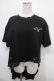 画像1: NieR Clothing / 燕尾風Tシャツ  黒 Y-25-04-15-061-PU-TO-SZ-ZY (1)