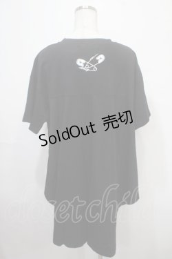 画像2: NieR Clothing / 燕尾風Tシャツ  黒 Y-25-04-15-061-PU-TO-SZ-ZY