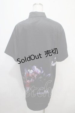 画像2: NieR Clothing / プリントシャツ  黒 Y-25-04-15-063-PU-BL-SZ-ZY