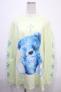 TRAVAS TOKYO / FURRY BEARクマT  ライムグリーン Y-25-04-15-067-PU-TO-SZ-ZY