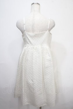 画像2: Candy Stripper / VOLUME CAMISOLE DRESS 2 ホワイト Y-25-04-15-079-PU-OP-SZ-ZY