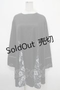 NieR Clothing / ZIPデザインワンピース  黒 Y-25-04-15-082-PU-OP-SZ-ZY