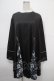 画像1: NieR Clothing / ZIPデザインワンピース  黒 Y-25-04-15-082-PU-OP-SZ-ZY (1)
