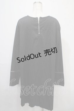 画像2: NieR Clothing / ZIPデザインワンピース  黒 Y-25-04-15-082-PU-OP-SZ-ZY