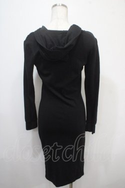 画像2: NieR Clothing / 刺繍入りボタンロングトップス  黒 Y-25-04-15-090-PU-TO-SZ-ZY