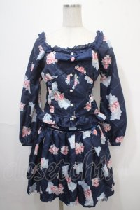 LIZ LISA / スウィートローズセットアップ 0 紺 Y-25-04-15-092-LO-OP-SZ-ZY