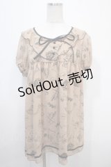 F i.n.t / エンジェル柄ワンピース F ブラウン Y-25-04-15-094-CA-OP-SZ-ZY