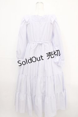 画像2: Maria pipi / リボン&ティアードドレス  ラベンダー Y-25-04-15-097-EL-OP-AS-ZY