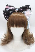 Angelic Pretty / Dreamyベビールームカチューシャ  黒 Y-25-04-15-010-AP-AC-SZ-ZY