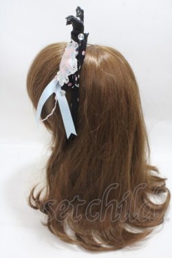画像2: Angelic Pretty / Dreamyベビールームカチューシャ  黒 Y-25-04-15-010-AP-AC-SZ-ZY
