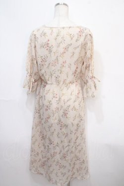 画像2: axes femme / 小花シフォンロングカーディガン M 生成り Y-25-04-15-105-AX-TO-SZ-ZI