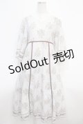 axes femme / ウォールオーナメント柄ワンピース M キナリ Y-25-04-15-106-AX-OP-SZ-ZY
