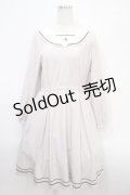 axes femme POETIQUE / ウサギ刺繍セーラーワンピース【多屋来夢コラボ】 M ピンク Y-25-04-15-108-AX-OP-SZ-ZY
