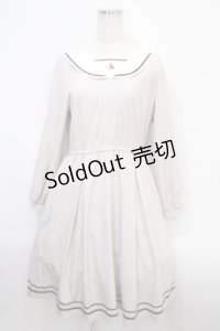 axes femme POETIQUE / ウサギ刺繍セーラーワンピース【多屋来夢コラボ】 M ピンク Y-25-04-15-108-AX-OP-SZ-ZY