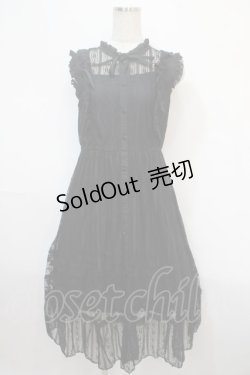 画像1: axes femme / 総レースロングワンピース M 黒 Y-25-04-15-110-AX-OP-SZ-ZY