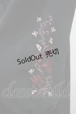 画像3: axes femme / チャイナ釦ロングシャツワンピース M 黒 Y-25-04-15-112-AX-OP-SZ-ZI